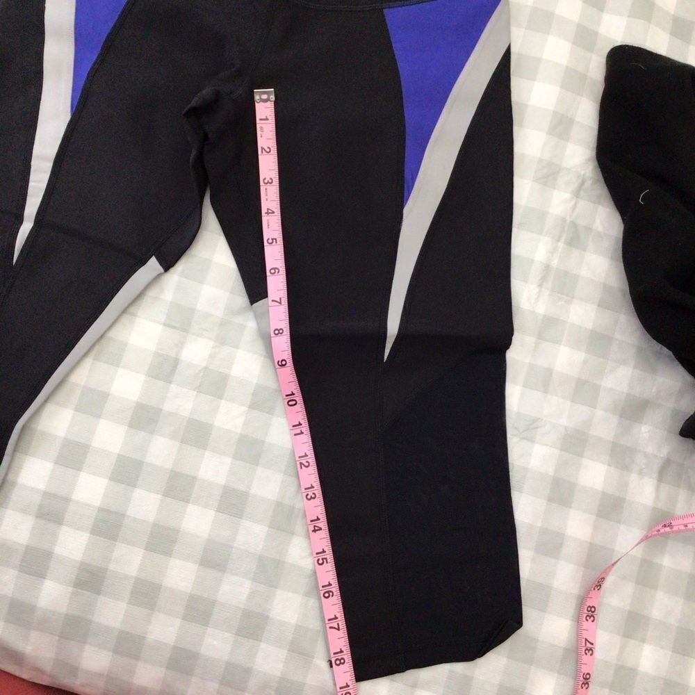 Pedal pusher retro sport pants leggings Karma yoga crop leggings capris black - Picture 9 of 15